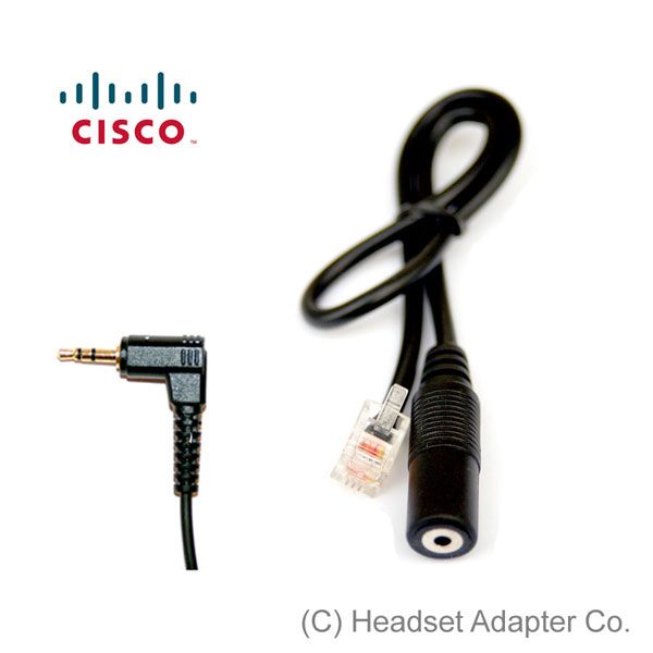 Cell Phone Headset Adapter for a Cisco IP Phone