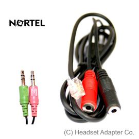 PC Headset Adapter for a Nortel Phone